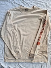 Carhartt Men’s Long‑Sleeve Logo Sleeve Loose Fit T‑Shirt - Medium picture