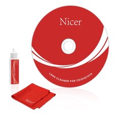 Nicer CD/VCD/DVD Player Cleaner Kit, Laser Lens Cleaning Disc,NS-2 Set 2, Red picture