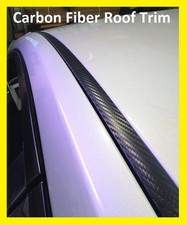 For 2005-2010 DODGE CHARGER BLACK CARBON FIBER ROOF TRIM MOLDING KIT picture