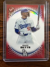 2026 Topps Pristine Mookie Betts Dodgers Red Parallel Refractor /5 picture