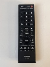 Toshiba CT-90325 Black Remote Control 50L2300U 50L2200U 46L5200U 40L5200U picture