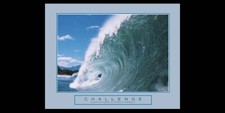 CHALLENGE Motivational Inspirational Massive Ocean Wave 22x28 POSTER Print picture