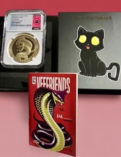 2026 VeeFriends Confident Cobra Gilt Medal GoldClassic Art Style NGC Gem proof picture