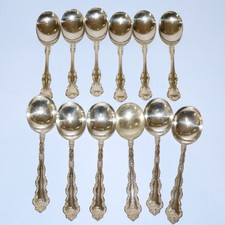 VTG Holmes & Edwards And 1835 R Wallace Fashion Inlaid 1957 Silverware 12 pcs picture