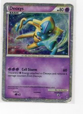 Pokemon TCG 2011 Call of Legends Deoxys (Shiny) SL1 Shiny Holo Rare DMG picture