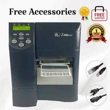Zebra Z4MPlus Thermal Transfer Label Printer 300dpi Ethernet Serial 1YR WARRANTY picture