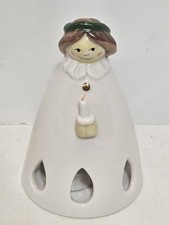 Vintage Jie Gantofta Ceramic Angel Christmas Tea Light Candle Holder picture