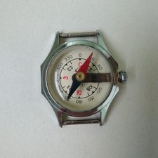 Vintage USSR Soviet Russian Wrist Compass KN-1 Chistopol Watch Factory Vostok Ra picture