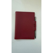 Hermès Hermes Agenda Cover Red Leather with Pen picture