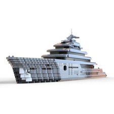 Super Luxury Large Yacht Model 5671 Bricks MOC-162171 Creative Play Set picture