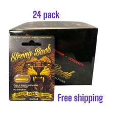 STRONGBACK HERBAL MALE SUPPLEMENT PILLS 24 PACK   100% WORK picture