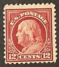 Travelstamps: 1919 US STAMPS SCOTT #512 Mint OG  H 12 Cent Franklin picture