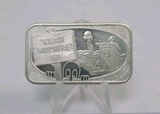 Vintage 1974 USSC Kilroy Was Here 1 Troy Oz 999 Fine Silver Bar Serial #1943  picture