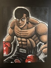 Hajime No Ippo- HAND PAINTED portrait of Mamoru Takamura- Hajime no Ippo fan art picture