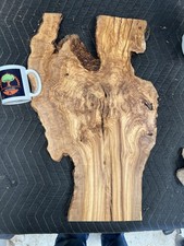 Olive wood slab salvaged Live Edge Craft Charcuterie Board 16x24 # 329  picture