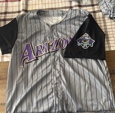 🏆🐍*IN HAND*SIZE Med AZ Diamondbacks 2001 Throwback Jersey SGA 9/19/26  picture