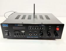 Pyle PFA600BU 300W Bluetooth Stereo PA Amplifier USB SD FM Radio No Remote picture