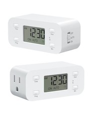 DEWENWILS 2 Pack Digital Timer Outlet 24H Programmable Digital Outlet Timer picture
