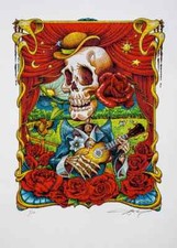 AJ Masthay The Vagabond Minstrel 2018 Lockn' Festival Color Art Print AP Signed picture