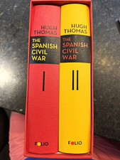 Folio Society The Spanish Civil War Hugh Thomas 2-Vol HC Illustrated Slipcase picture