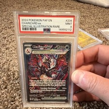 Pokémon TCG Paldean Fates Charizard ex 234/091 Holo PSA 9 SIR picture