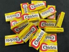 Vintage Original Chicklets Full Yellow Unopened Boxes for Vending Candy Machine picture