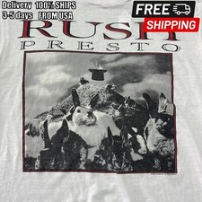 Rush Presto 1990 Vintage Progressive Rock Tour Concert Graphic Tee picture