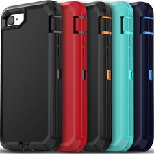 For iPhone SE Case /8/7 Plus/6S Phone Cover Shockproof Heavy Duty + Screen Glass picture