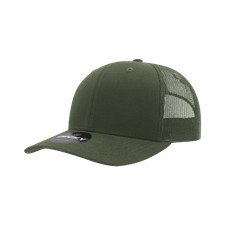 Decky Unisex 6 Panel Mid Profile Structured Cotton Blend Trucker Cap - 6021 picture