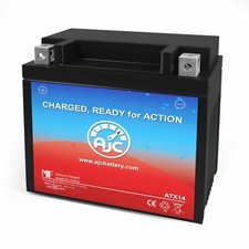 AJC Battery Compatible with Exide 14-BS Powersports Battery picture