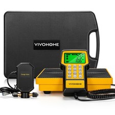 HVAC Refrigerant Scale w/ Separate Auto-Dosing Charge Valve 220 lb Freon Scale picture