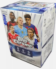 2023-24 Topps Chrome UEFA Club Competitions Champions Soccer Sealed Blaster Box picture