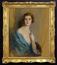 Hand Painted Classical Oil Painting Lady Portrait Art Canvas Vintage Style picture