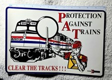 Large Vintage AMTRAK Safety Decal New picture