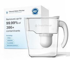 Clearly Filtered Water Filter Pitcher, 10 Cup BPA Free Water Filtration BPA Free picture