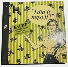 RARE VINTAGE 1964–1965 IMPERIAL E-Z-DU WALLPAPER & FABRIC SHOWROOM SAMPLE BOOK picture