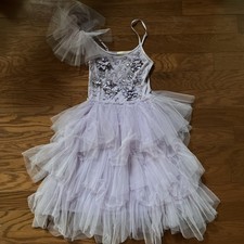 Tutu du Monde Girls 10/11Lilac Pink Iclyn Tulle & Sequin Party Birthday Dress picture
