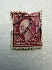VERY RARE 1900S GEORGE WASHINGTON 2 CENT RED STAMP picture