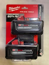 2 Pack Genuine Milwaukee M18 XC 6 amp 18V Lithium Battery  48-11-1862 picture