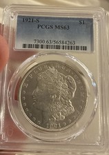 1921-S $1 Morgan Silver Dollar picture