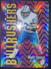 1999 Topps Chrome Season's Best Bullrushers Barry Sanders #SB4 Refractor picture