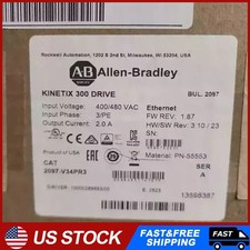 NEW SEALED ALLEN BRADLEY 2097-V34PR3 /A Kinetix 300 DRIVE EtherNet/IP 2097V34PR3 picture