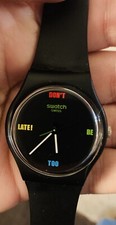 Special Edition Swatch Watch Don't Be too Late SO28B102 1984 Reloaded NEW picture