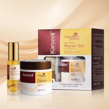 Karseell Hair Repair Set Shampoo Essence Oil Collagen Mask MACA 500ml+50ml picture