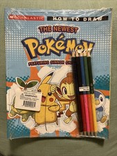 VTG Scholastic How to Draw The Newest Pokémon Featuring Sinnoh Characters Book picture