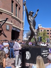 NEW TODD HELTON STATUE. I WAS THERE COLORADO ROCKIES  picture