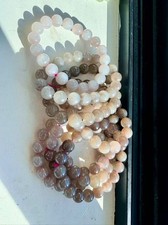 Nephrite Hetian Jade Bracelet 10m Pink “ou Fen” purple Fine Texture Jelly 和田玉紫藕粉 picture