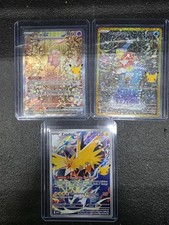 Pokemon TCG 3-Card Holo Full Art Lot Mew ex 151/165 Magikarp 203/165 picture