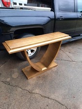 Vintage art Deco French console gold table 58