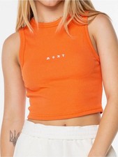 Roxy Roxify Women’s Tank Top – Tangerine Orange – Size Large picture